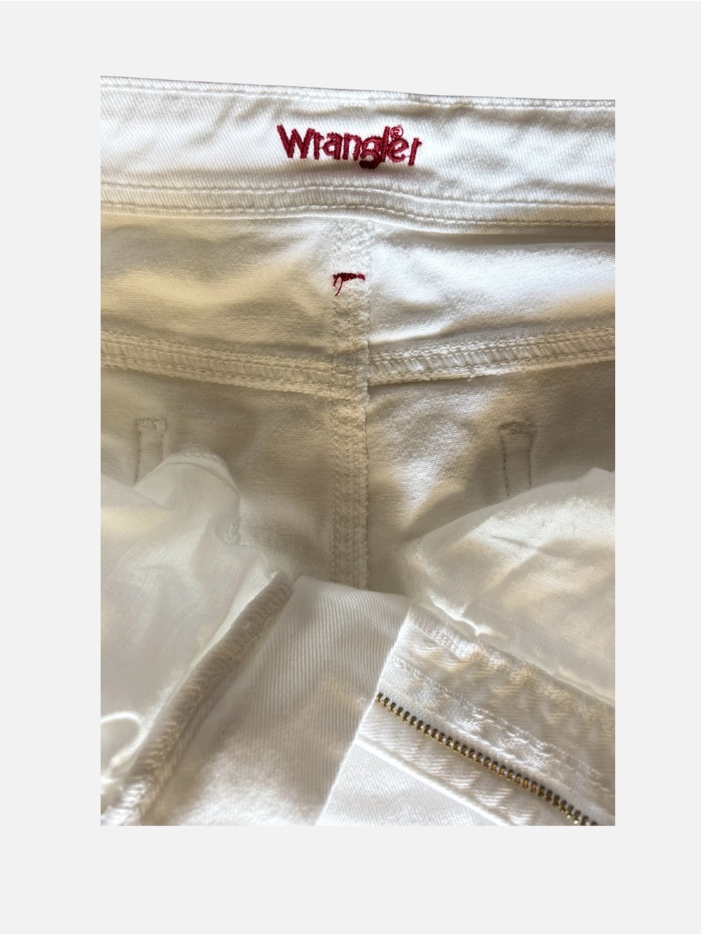 Wrangler White Denim Mini Skirt - Picture 6 of 6